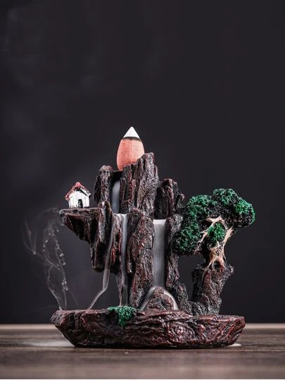 House on the Mountain Incense Burner