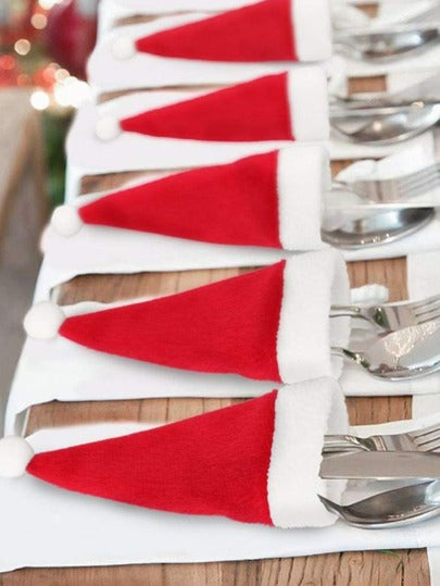 Santa Hat Flatware Holder (5 Pack)